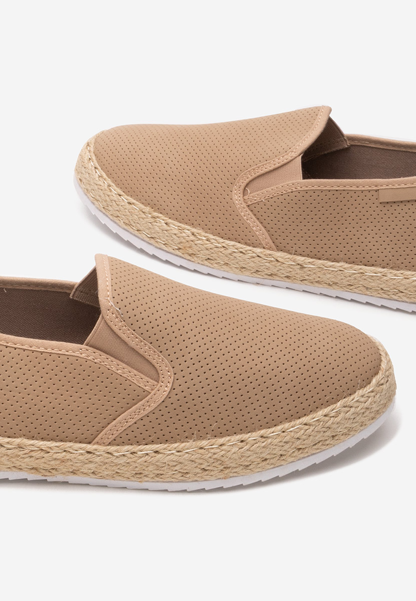 Khaki espadryle męskie Tofer