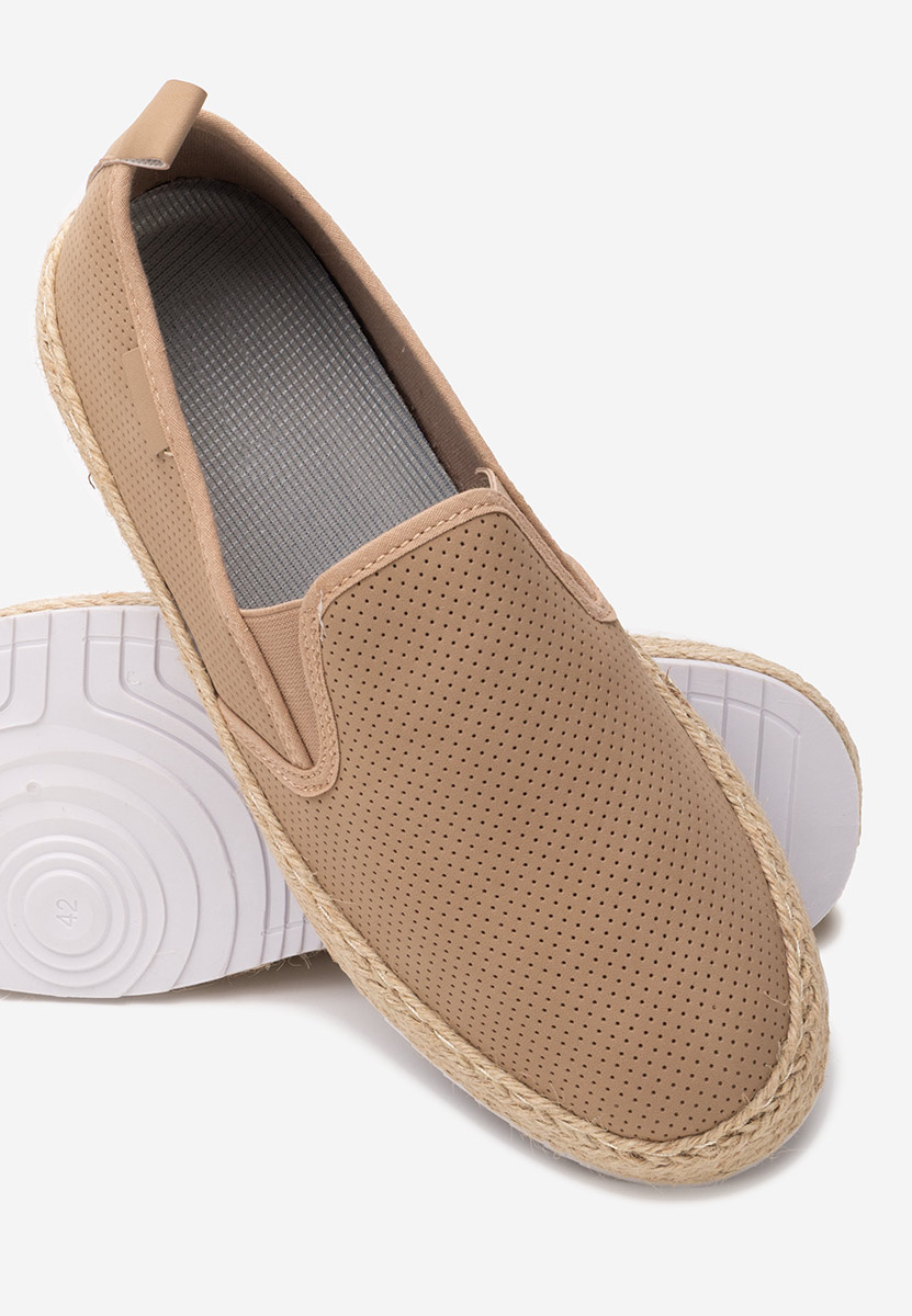 Khaki espadryle męskie Tofer