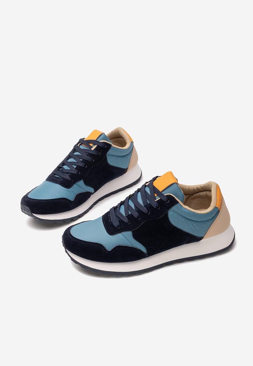 Niebieski sneakersy męskie Rexon