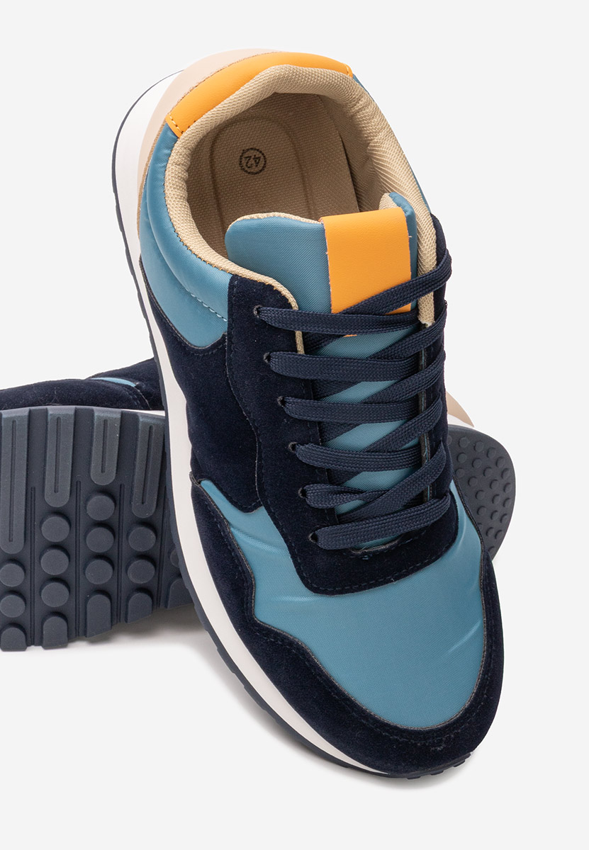 Niebieski sneakersy męskie Rexon