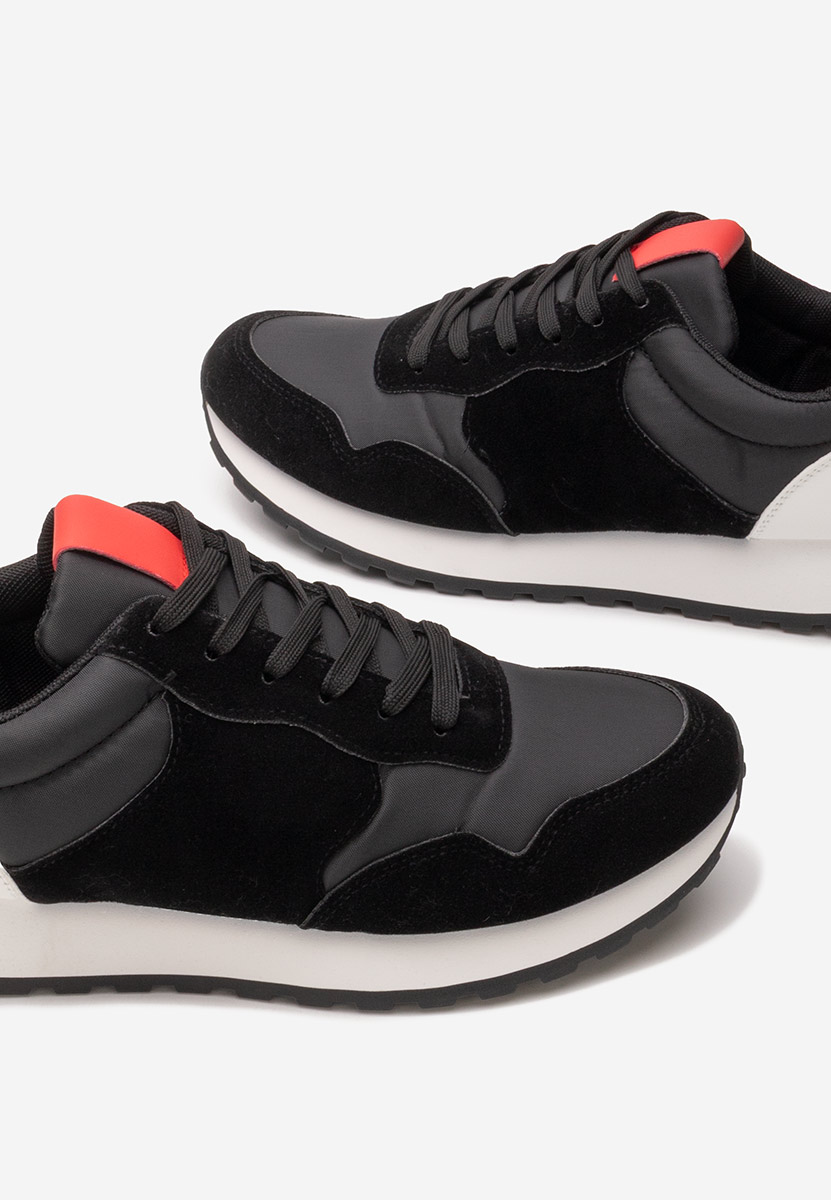 Czarne sneakersy męskie Rexon