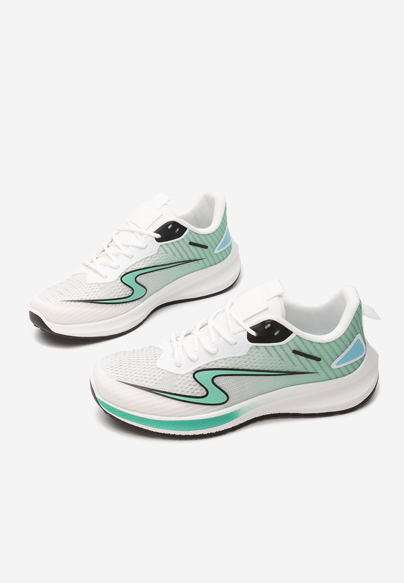 Zielone sneakersy męskie Aaron