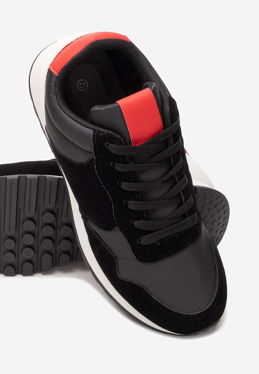 Czarne sneakersy męskie Rexon