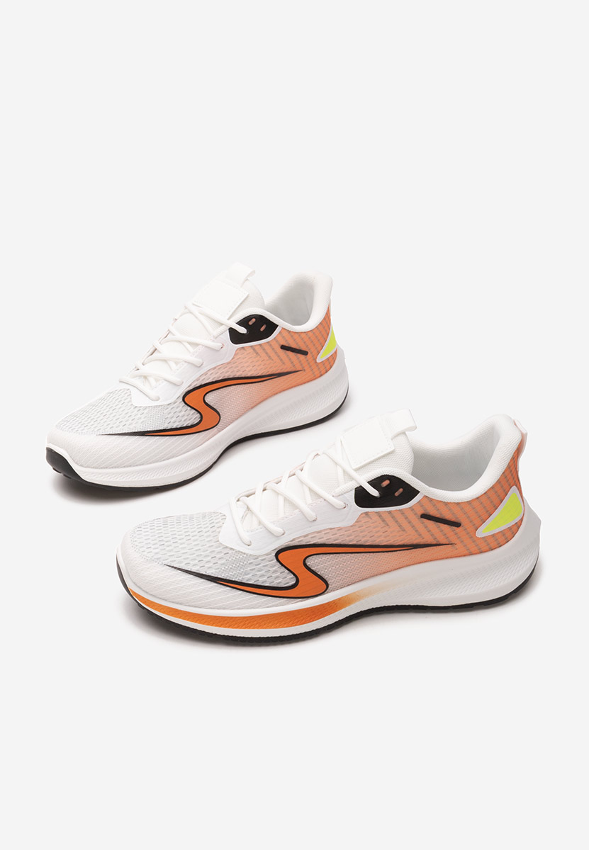 Pomarańczowe sneakersy męskie Aaron