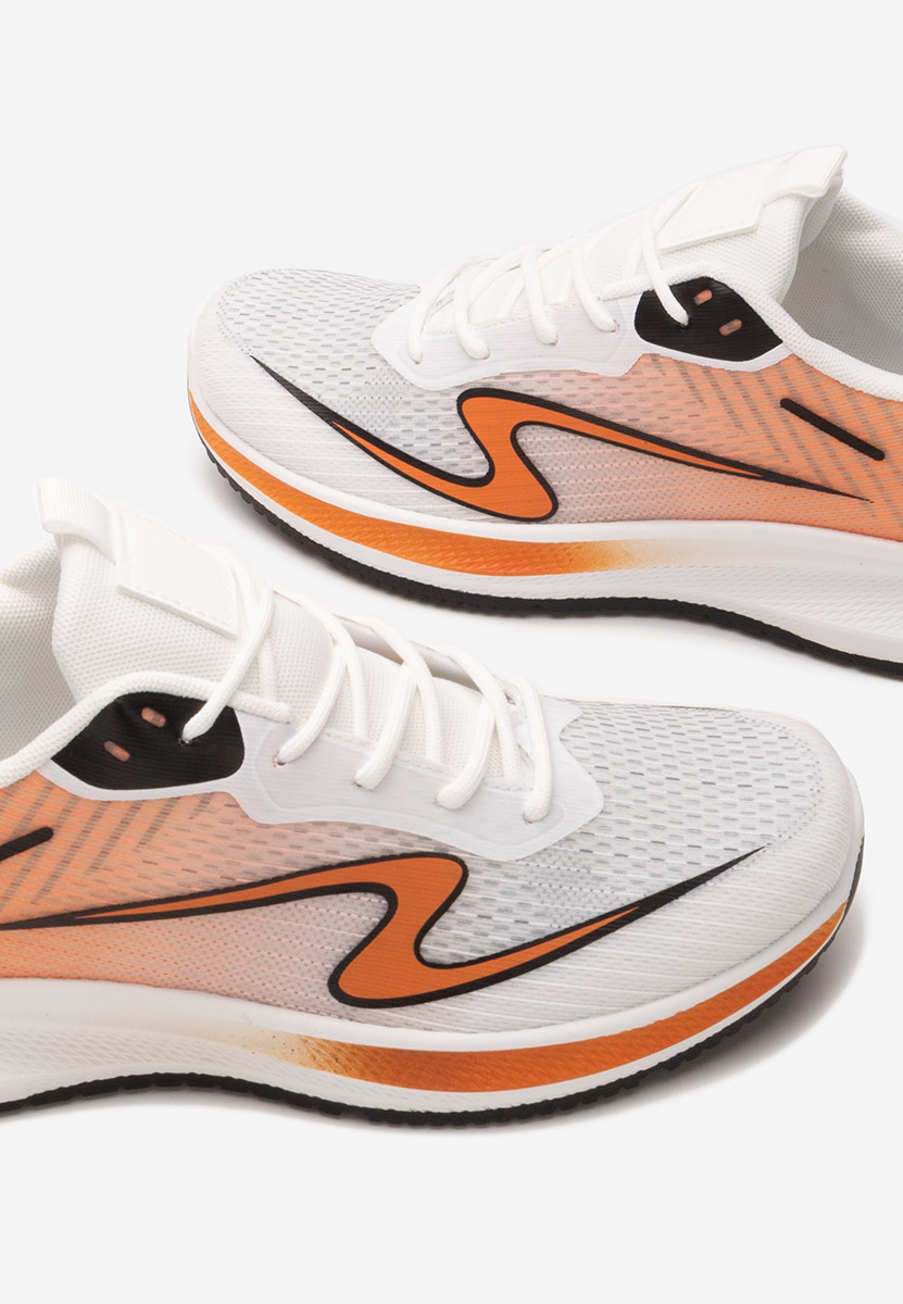 Pomarańczowe sneakersy męskie Aaron