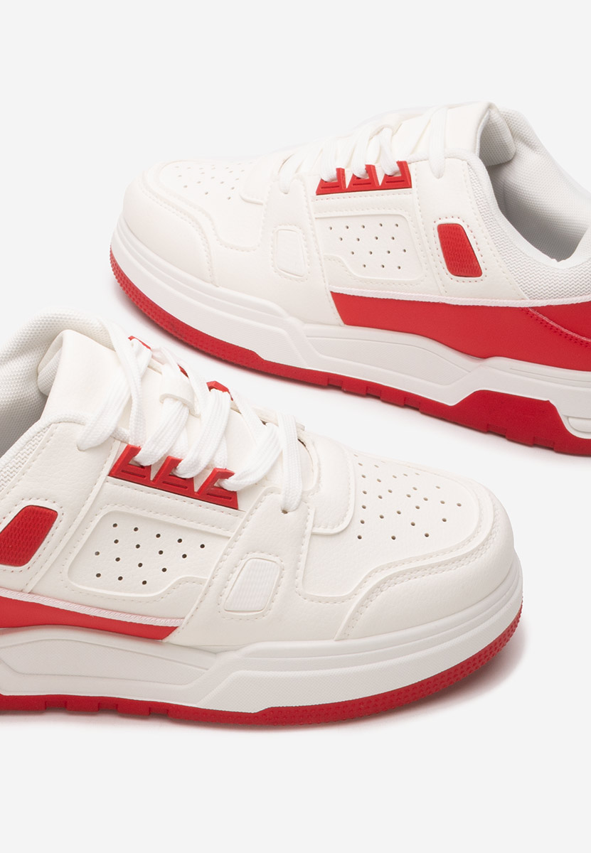 Czerwone sneakersy męskie Kenneth