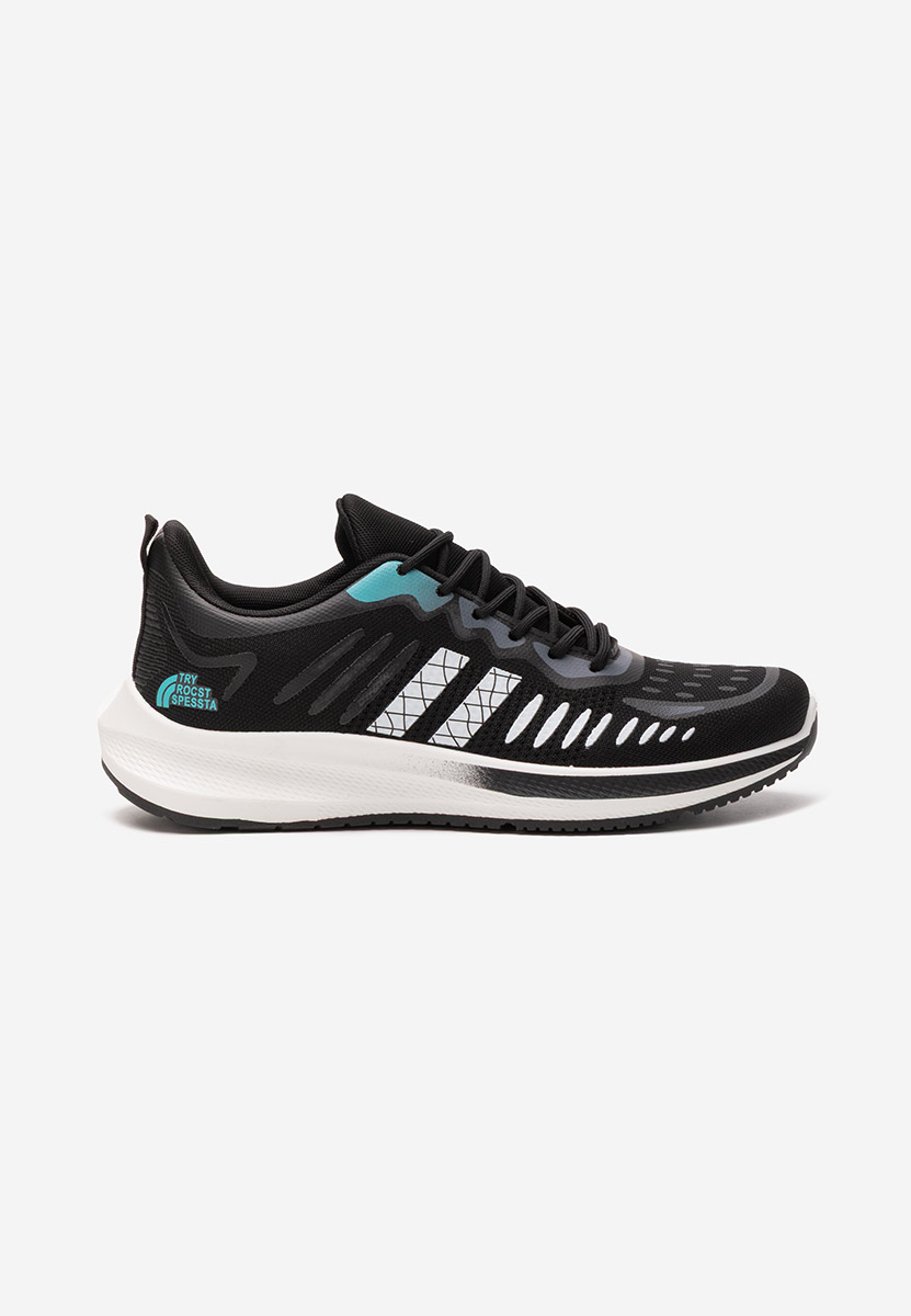 Czarne sneakersy męskie Rodney