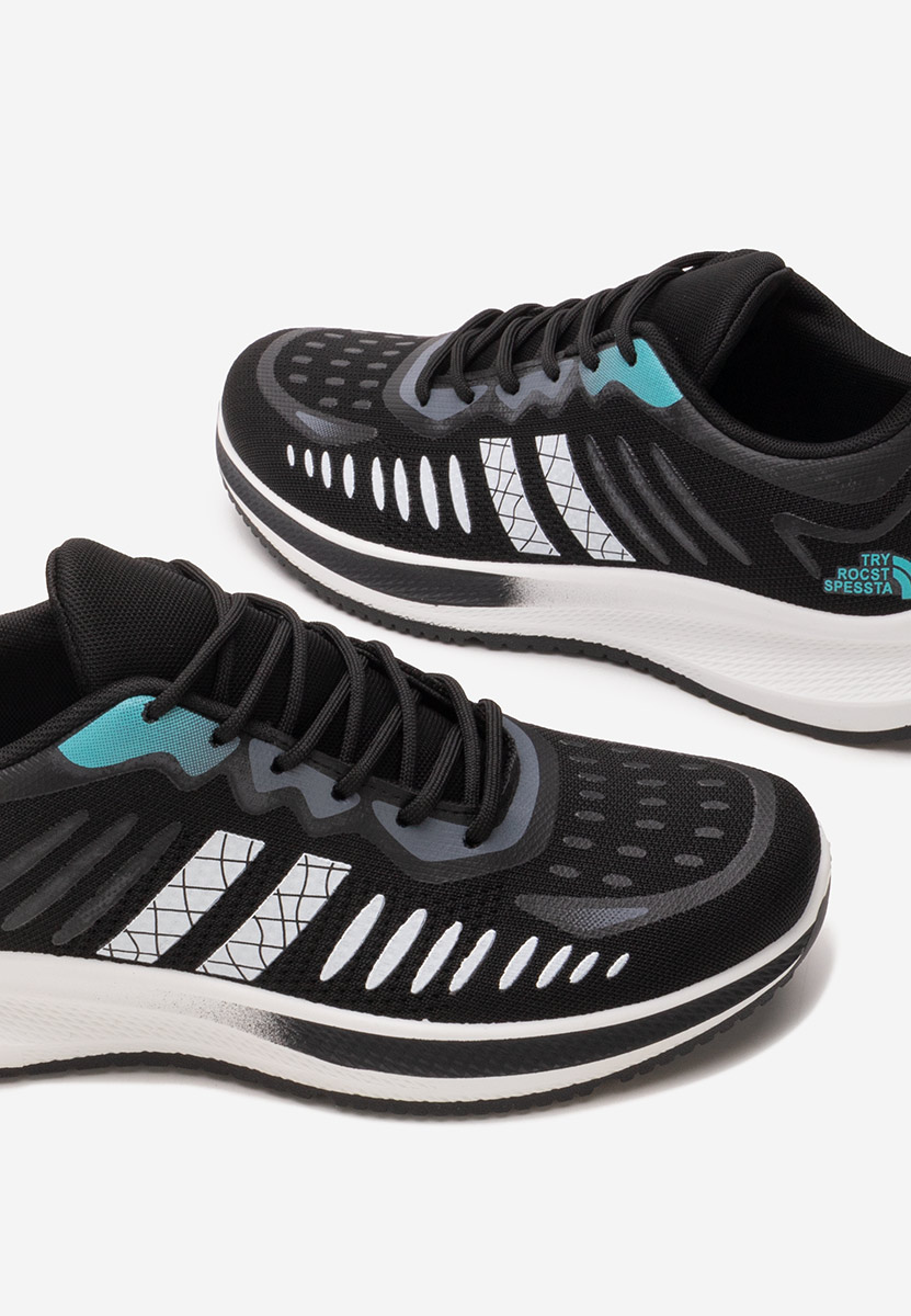 Czarne sneakersy męskie Rodney