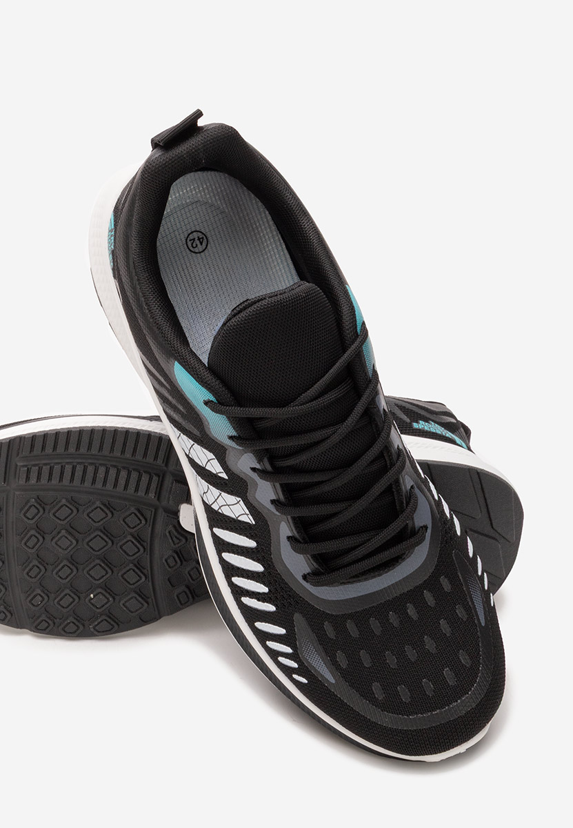 Czarne sneakersy męskie Rodney