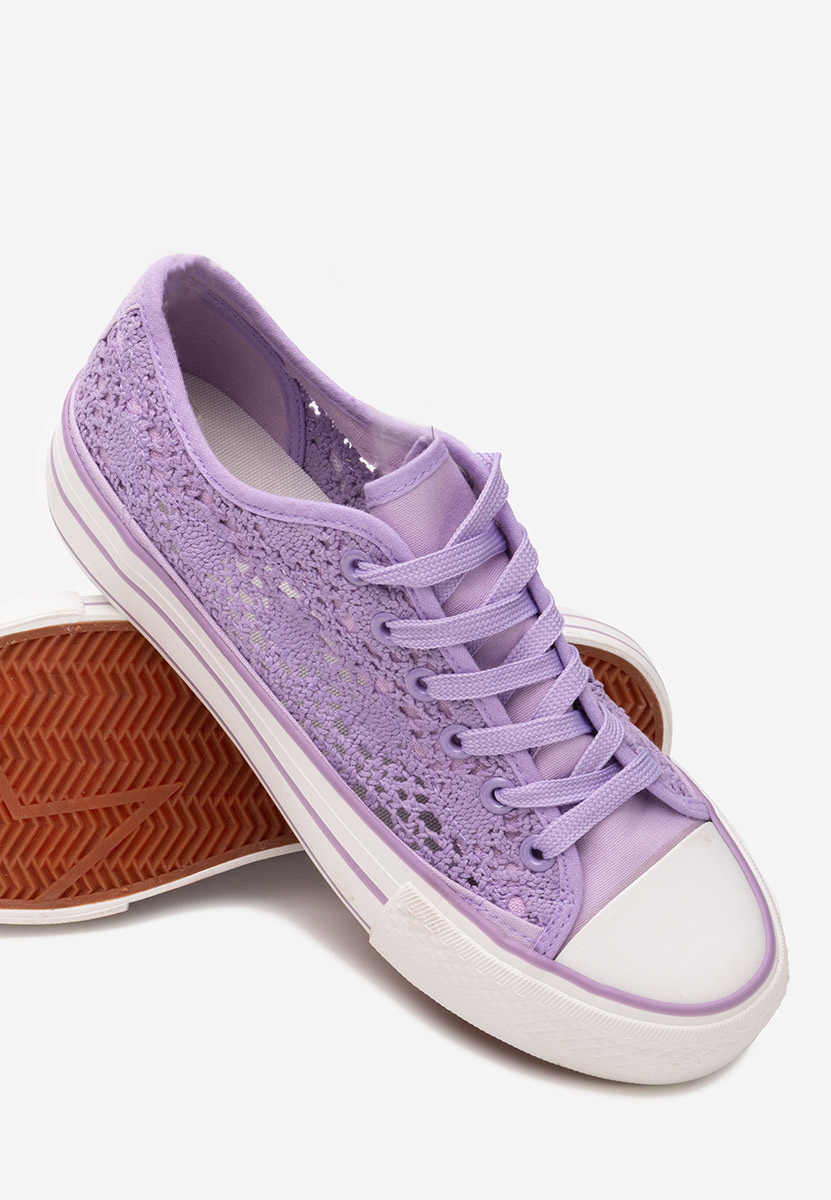 Fioletowe trampki damskie Mylanca