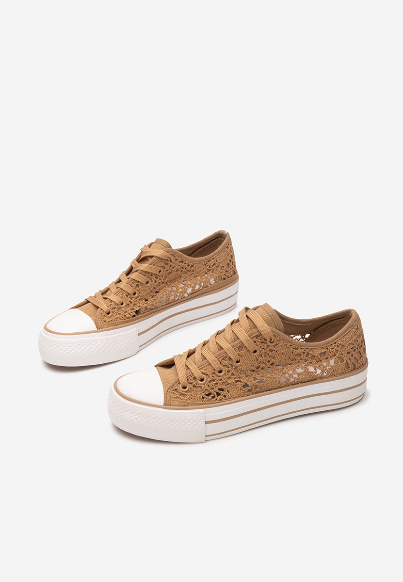 Khaki trampki damskie Mylanca