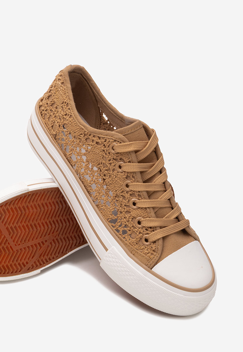 Khaki trampki damskie Mylanca