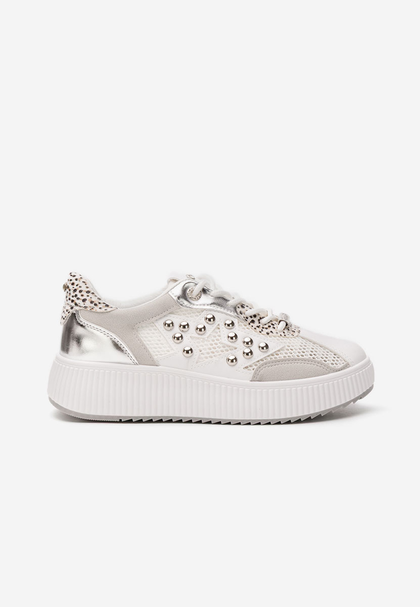 Szare sneakersy damskie Jeanetta