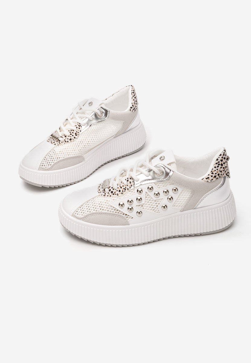 Szare sneakersy damskie Jeanetta