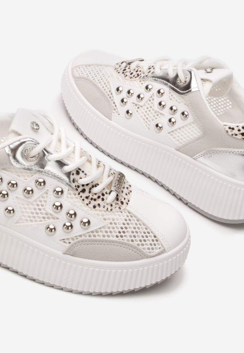 Szare sneakersy damskie Jeanetta