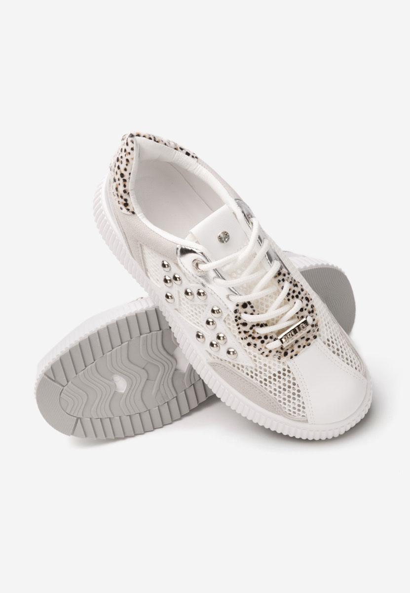 Szare sneakersy damskie Jeanetta