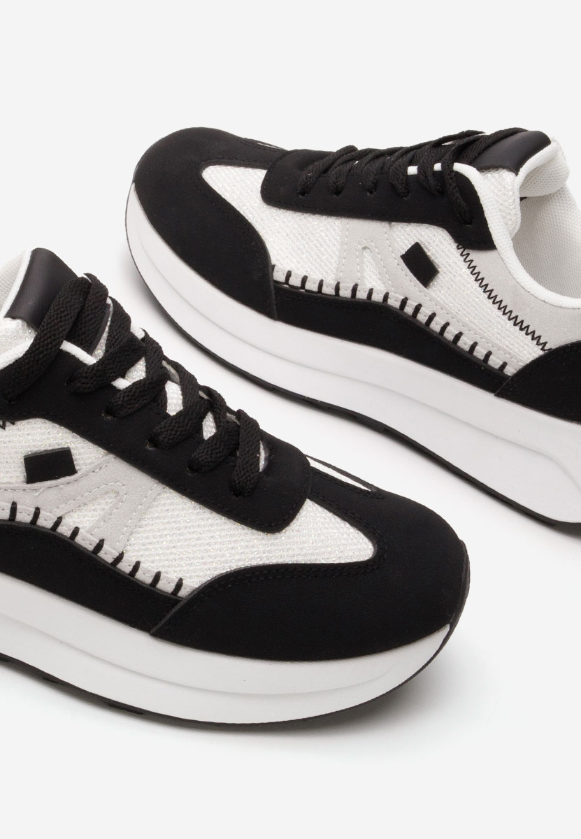 Czarne sneakersy damskie Esira