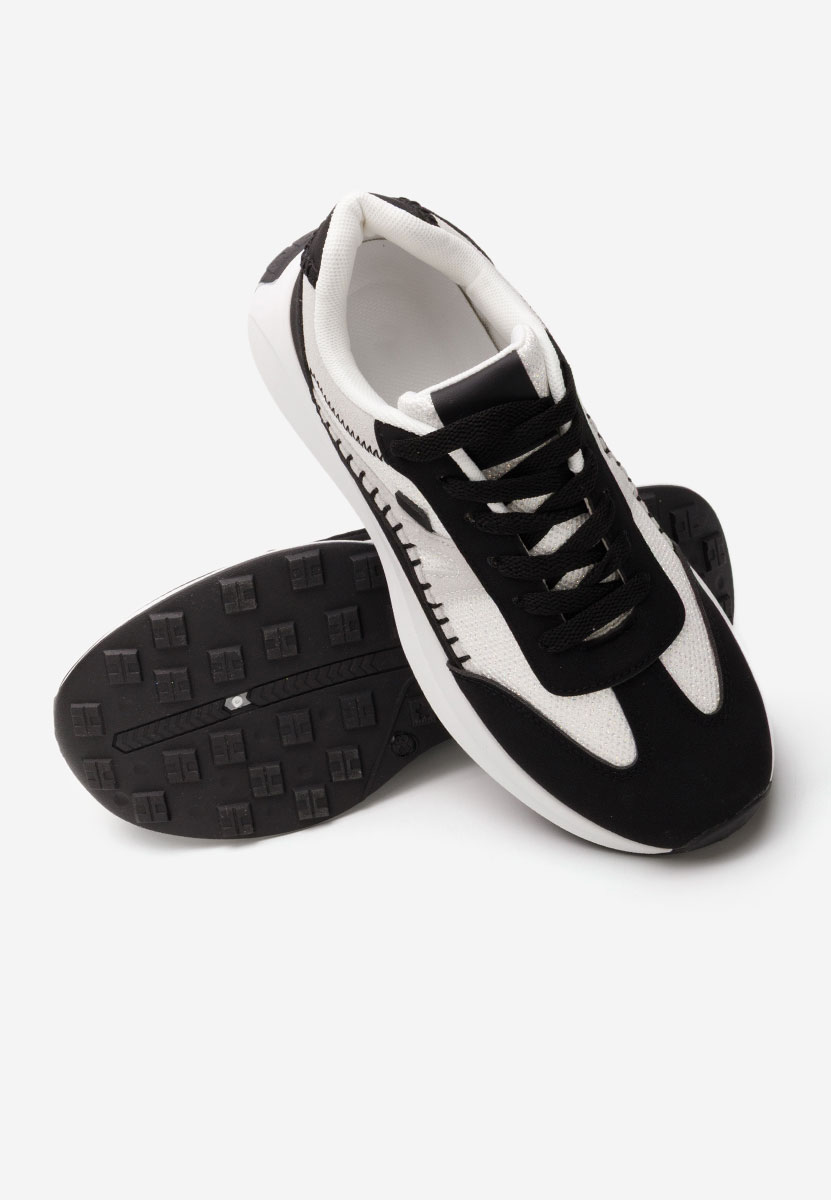 Czarne sneakersy damskie Esira