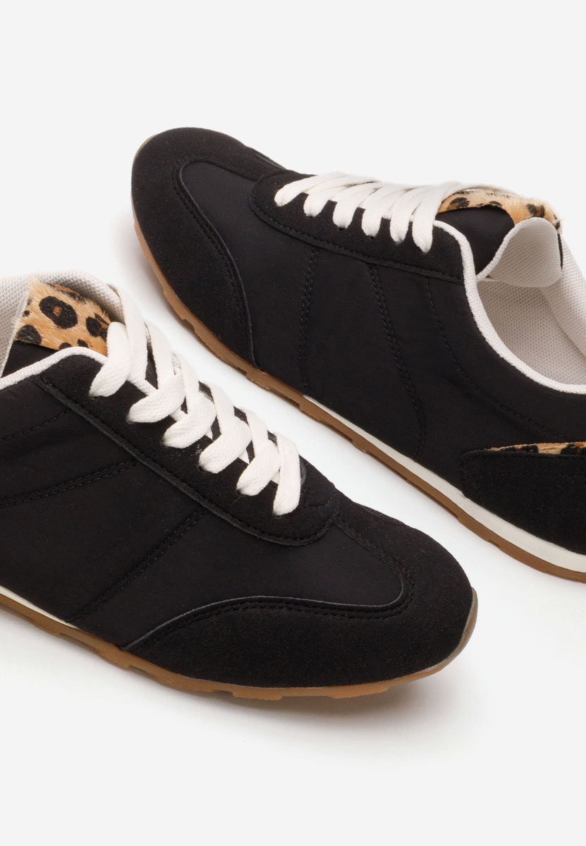 Czarne sneakersy damskie Dorila