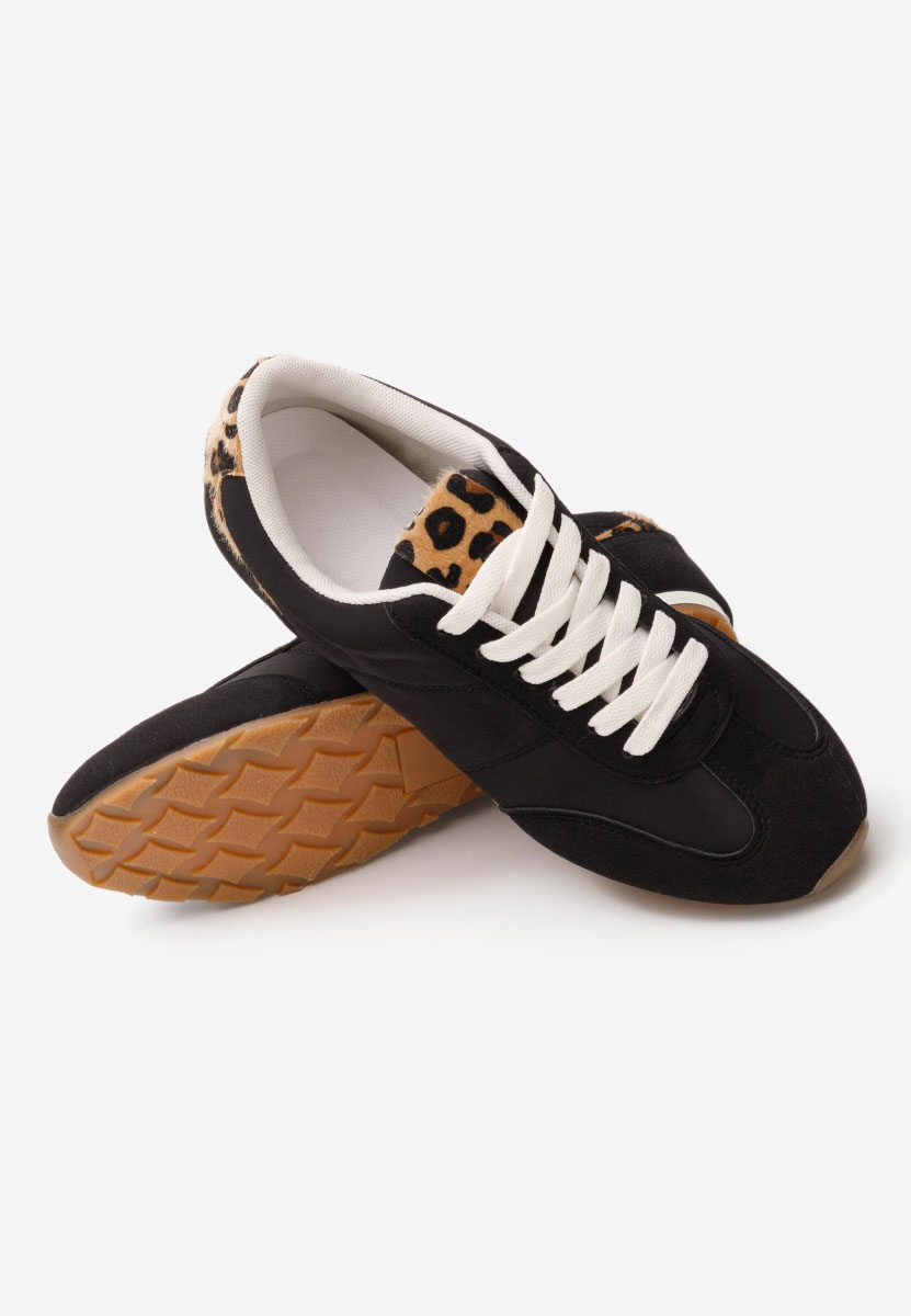 Czarne sneakersy damskie Dorila