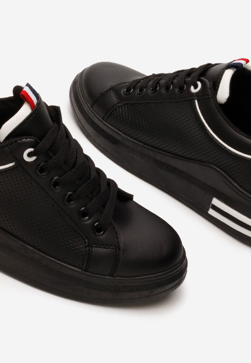 Czarne sneakersy damskie Coretta