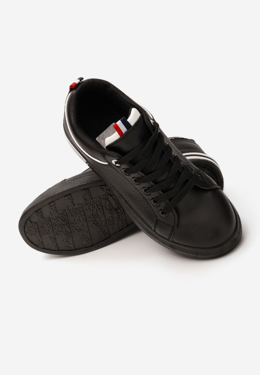 Czarne sneakersy damskie Coretta