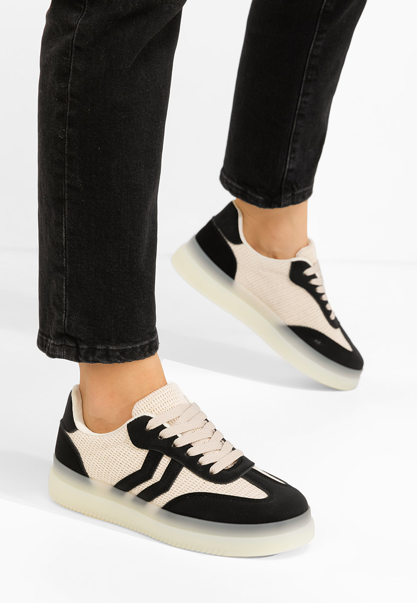 Czarne sneakersy damskie Joffy