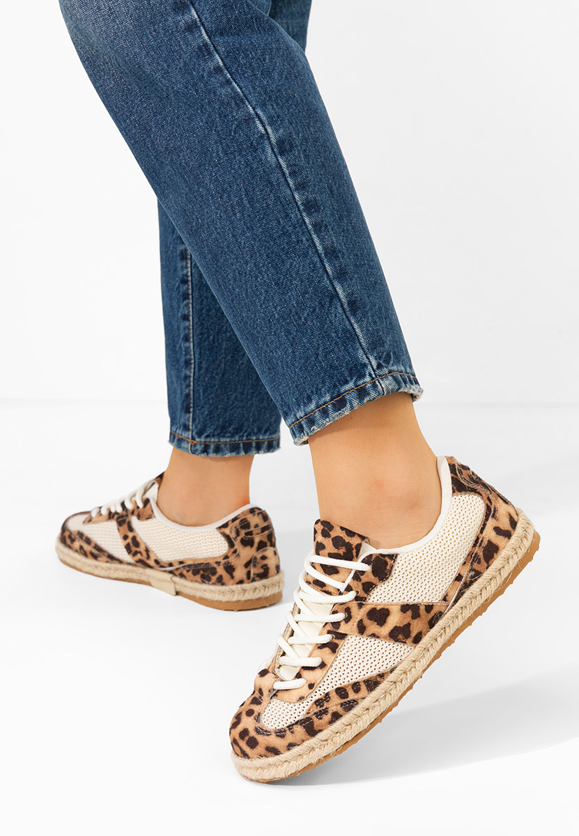 Panterkowe sneakersy damskie Dianka