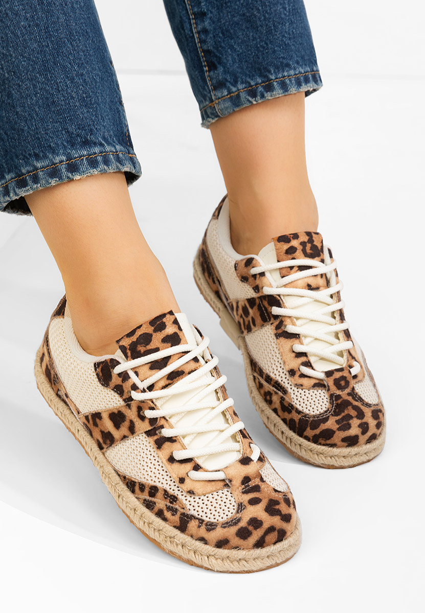 Panterkowe sneakersy damskie Dianka