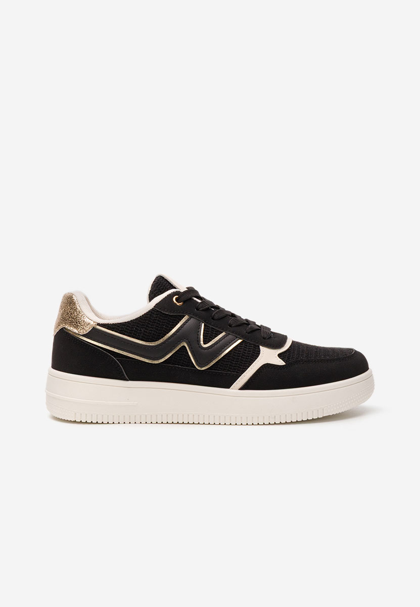 Czarne sneakersy damskie Avrila