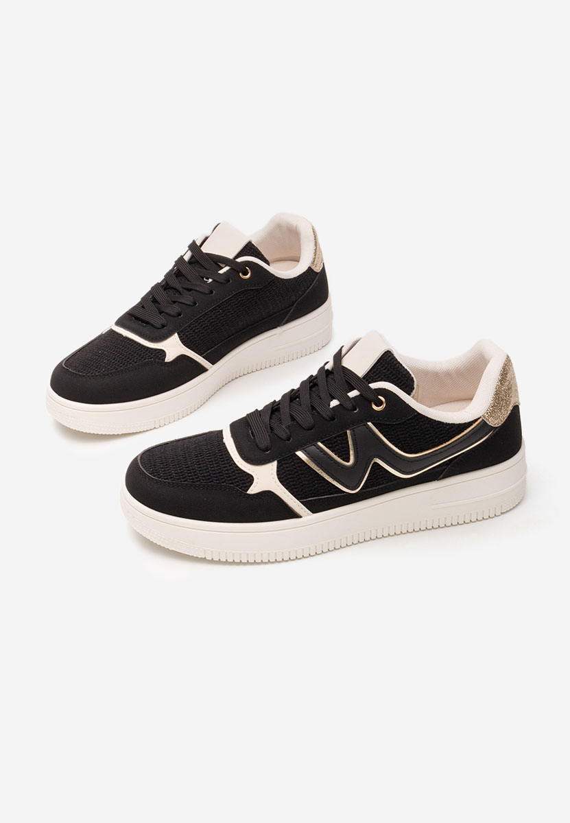 Czarne sneakersy damskie Avrila