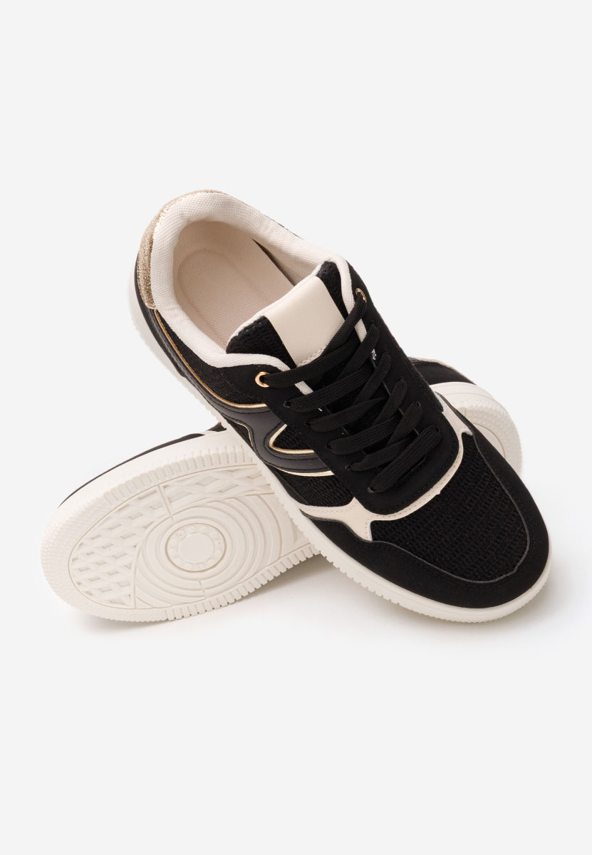 Czarne sneakersy damskie Avrila