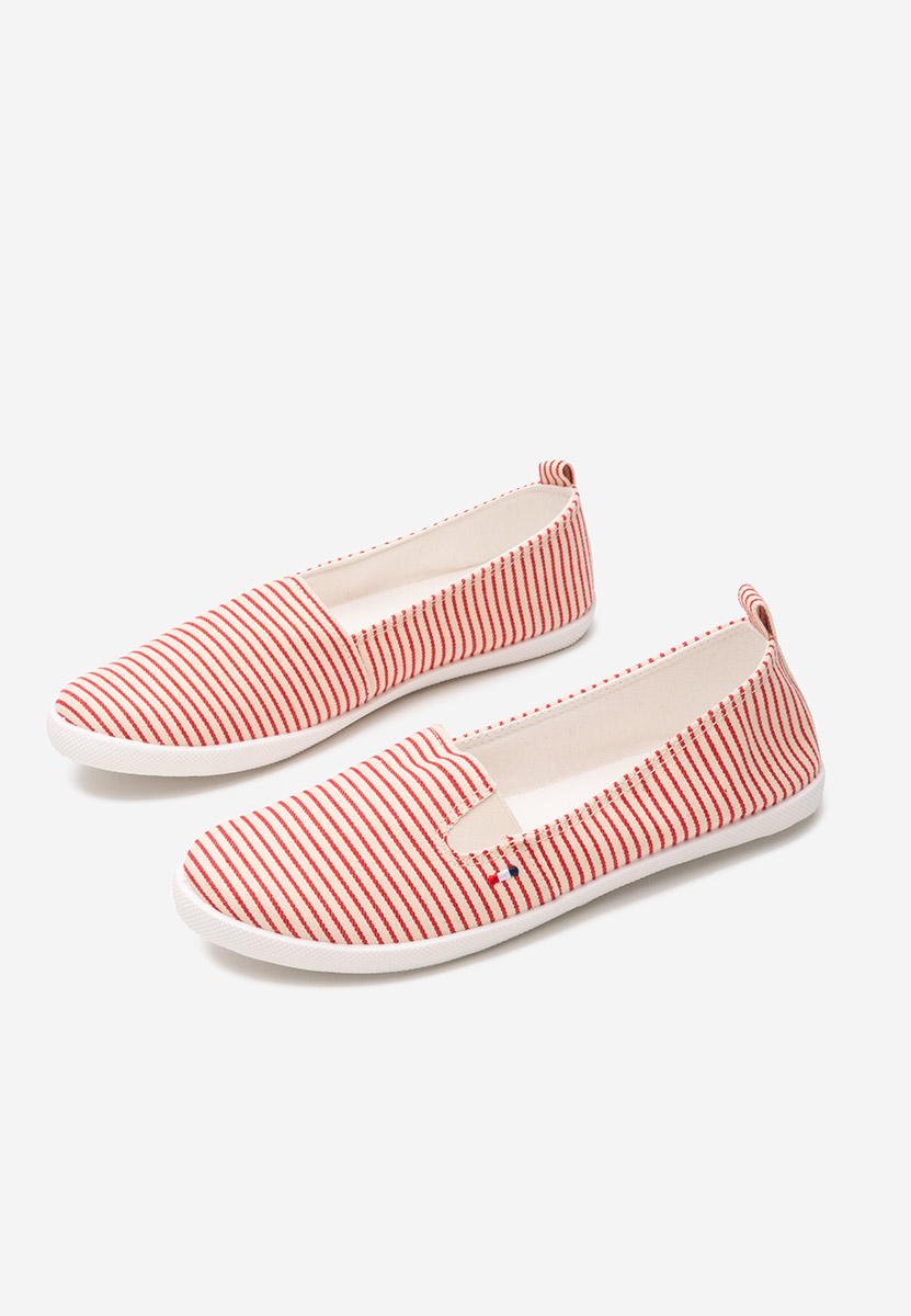Czerwone espadryle damskie Brandusa
