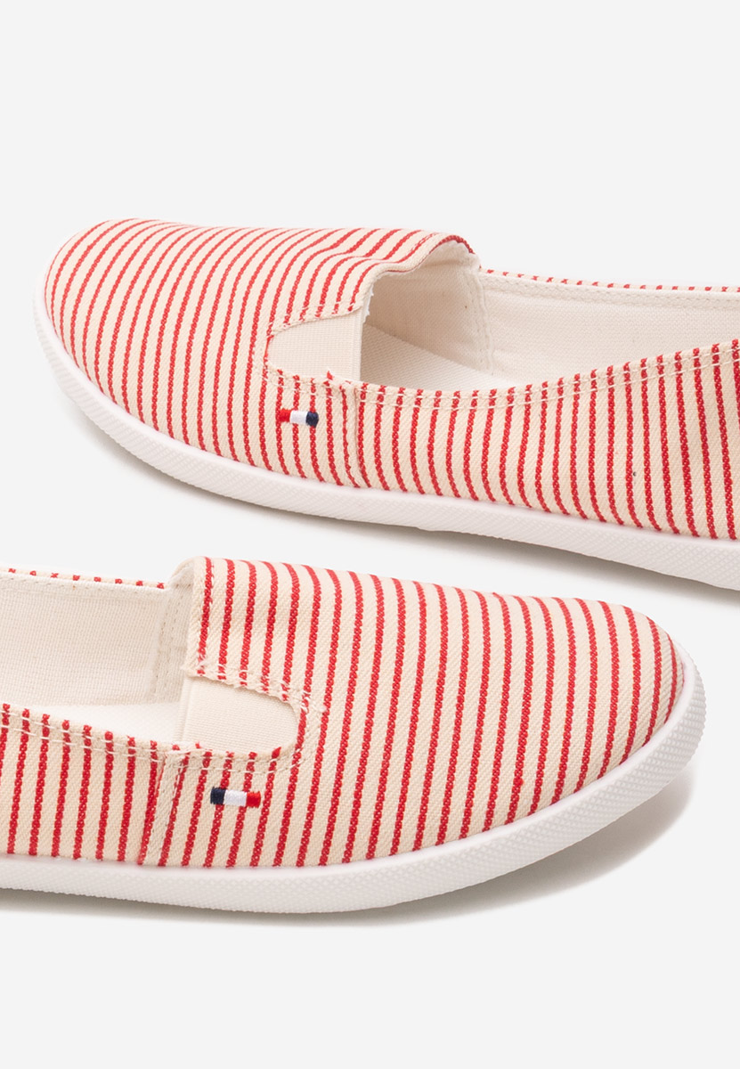 Czerwone espadryle damskie Brandusa