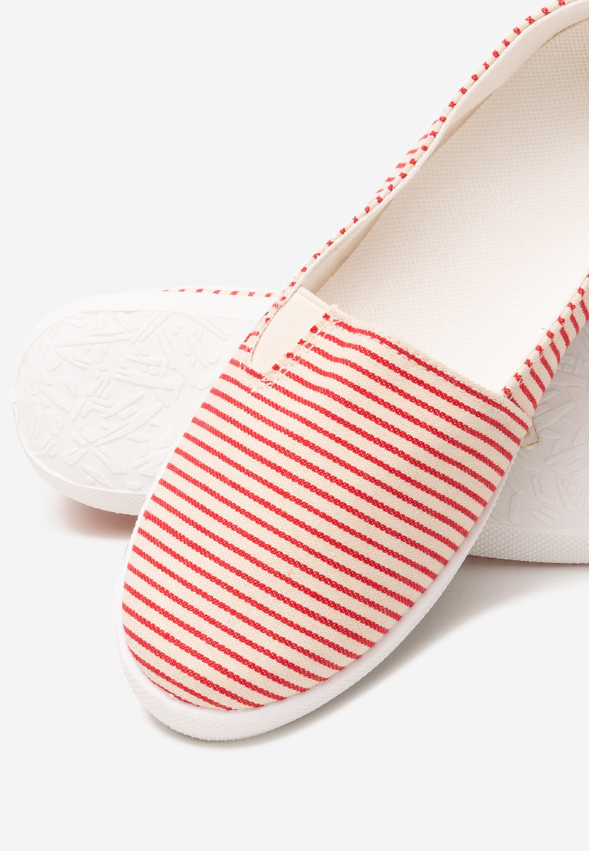 Czerwone espadryle damskie Brandusa