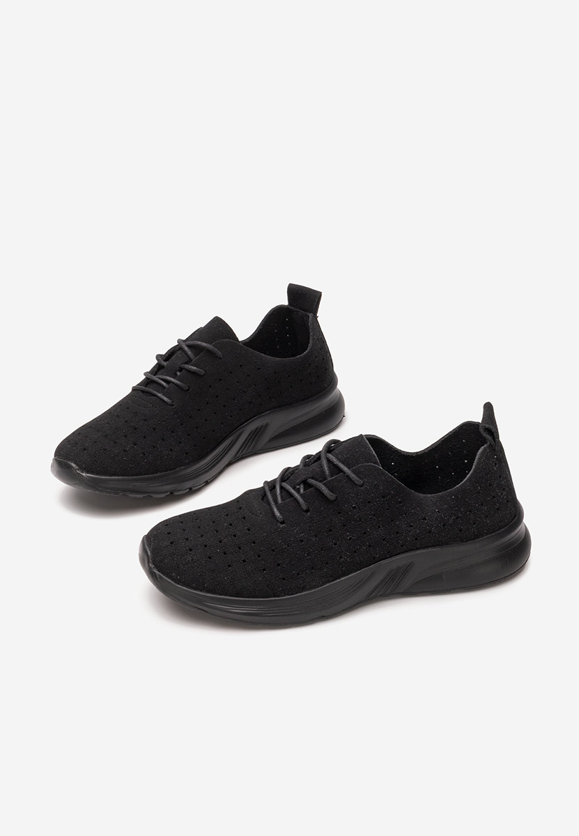 Czarne sneakersy damskie Clarence