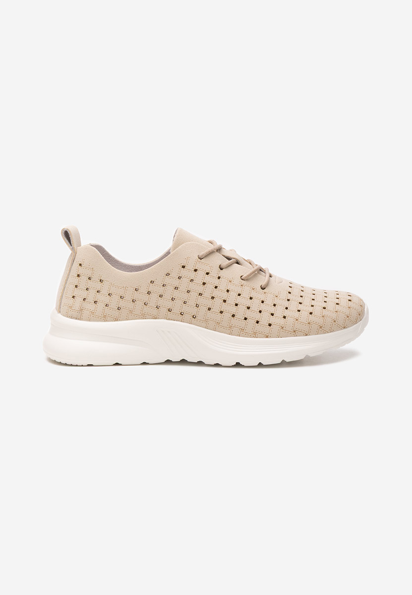 Beżowe sneakersy damskie Clarence