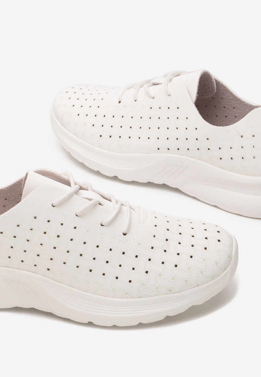 Białe sneakersy damskie Clarence
