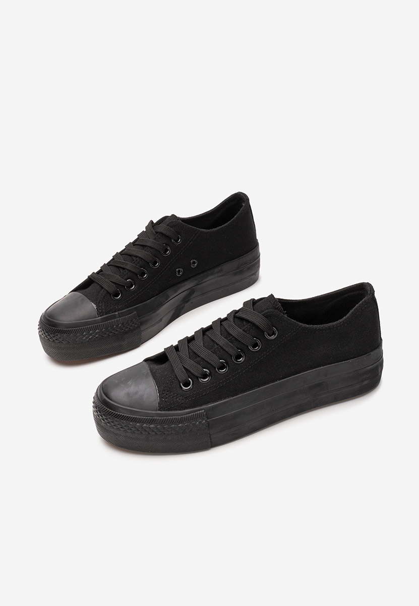 Czarne trampki damskie Vanessa V10 Czarne trampki damskie Vanessa V10