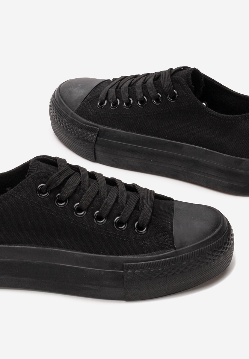 Czarne trampki damskie Vanessa V10 Czarne trampki damskie Vanessa V10