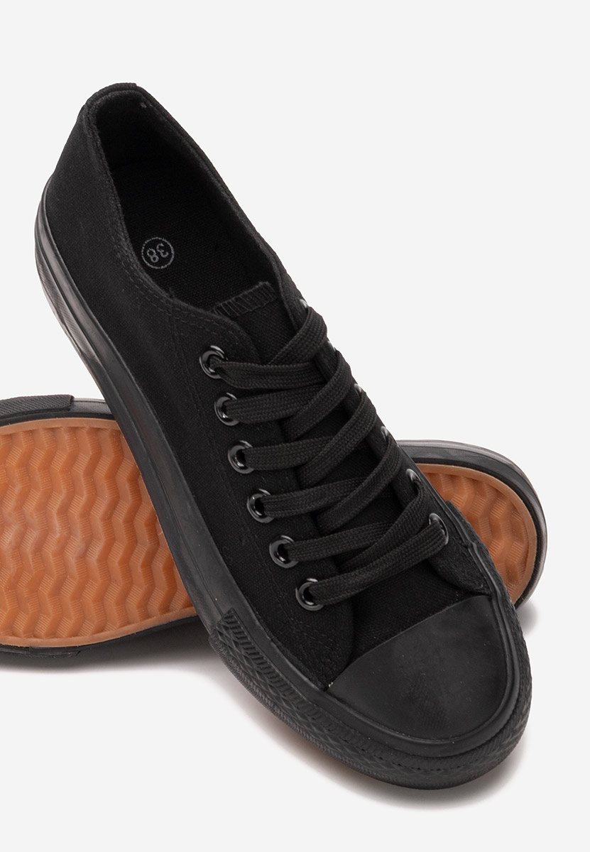 Czarne trampki damskie Vanessa V10 Czarne trampki damskie Vanessa V10