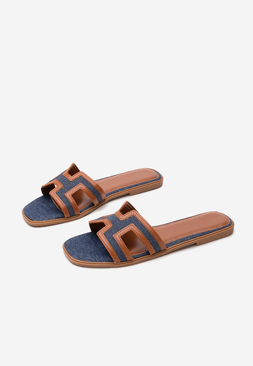  klapki płaskie Zoralia jeans