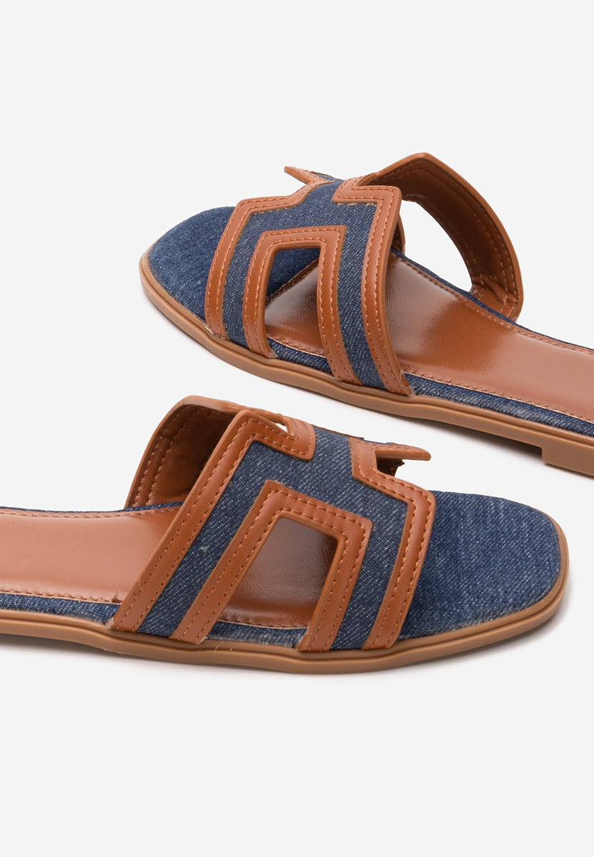  klapki płaskie Zoralia jeans