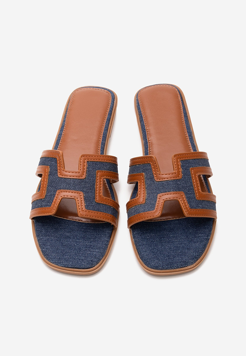  klapki płaskie Zoralia jeans