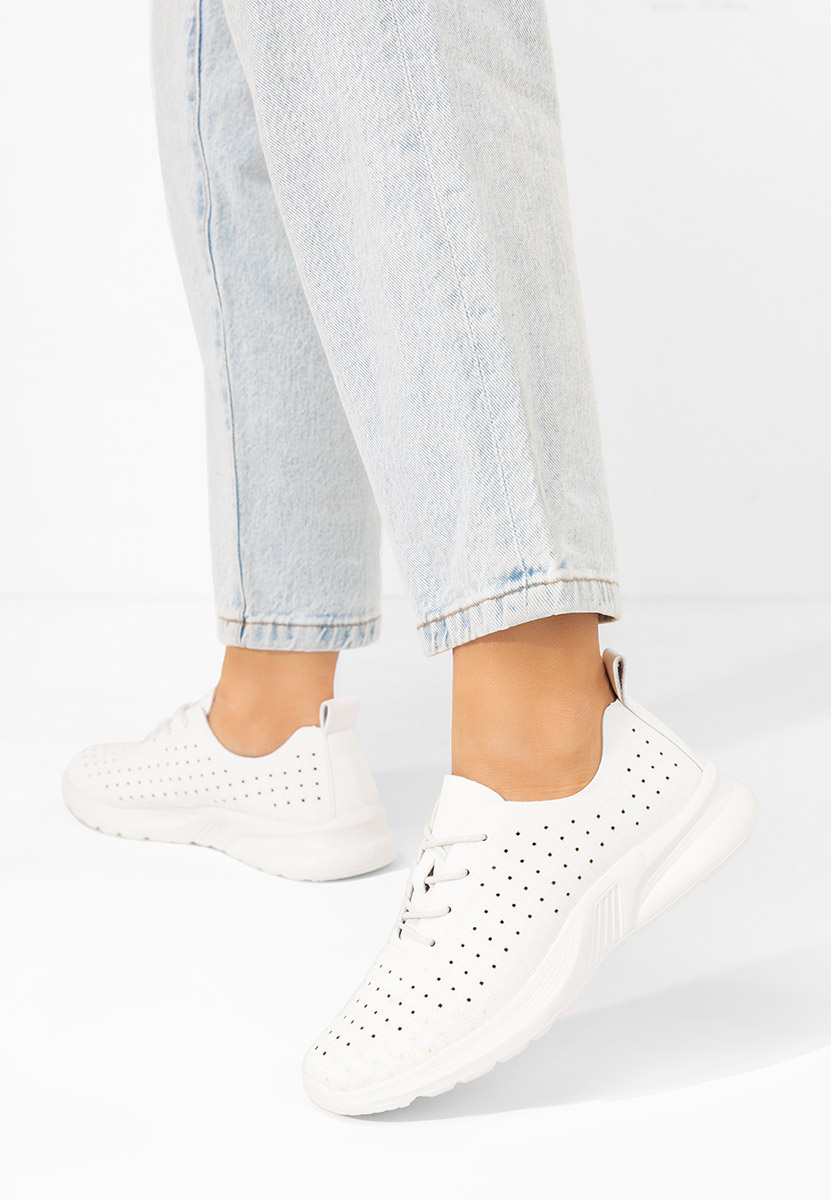 Białe sneakersy damskie Clarence