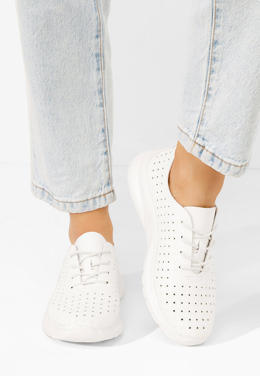 Białe sneakersy damskie Clarence