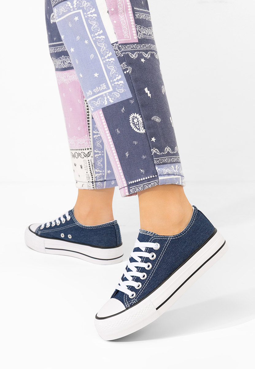 Granatowe trampki damskie Vanessa V9 Granatowe trampki damskie Vanessa V9