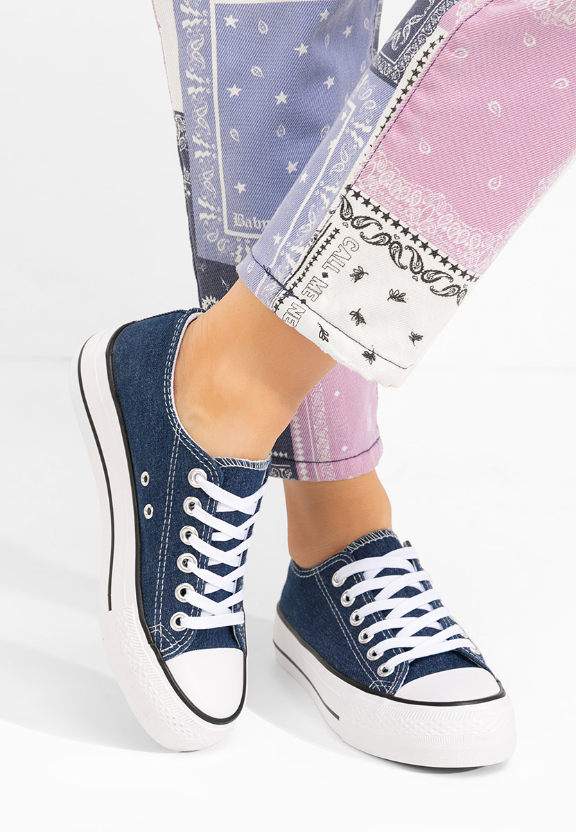 Granatowe trampki damskie Vanessa V9 Granatowe trampki damskie Vanessa V9