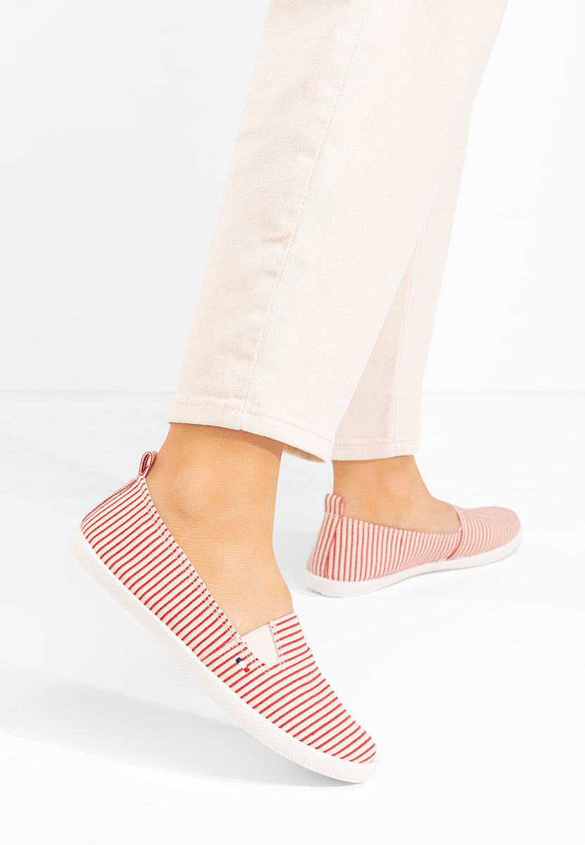 Czerwone espadryle damskie Brandusa