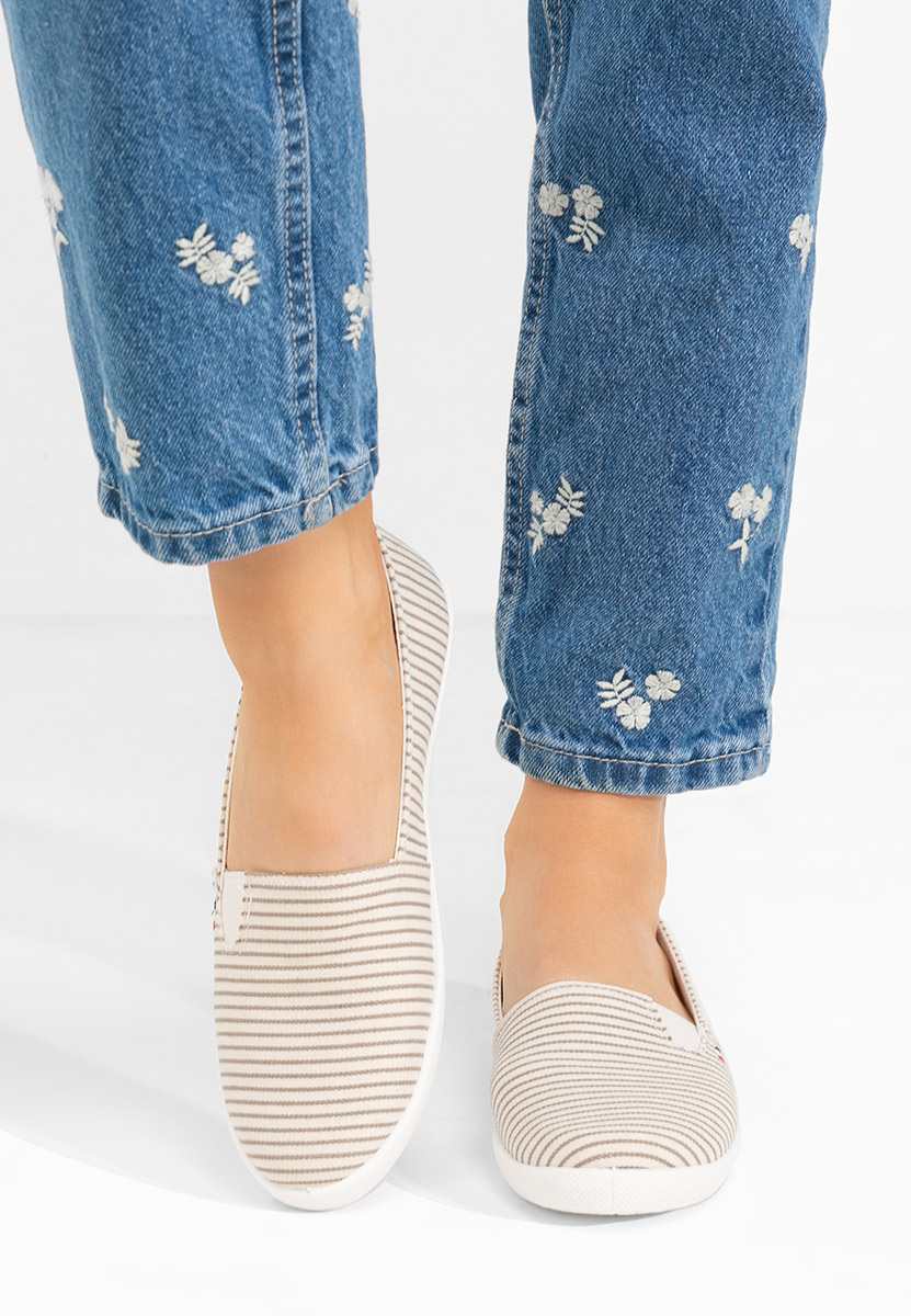 Szare espadryle damskie Brandusa